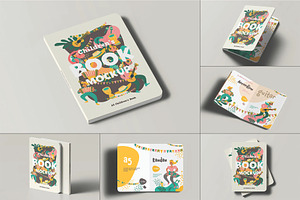 A5 Children's Book Mockup, a Books & Magazine Mockup by DesignRushMarket