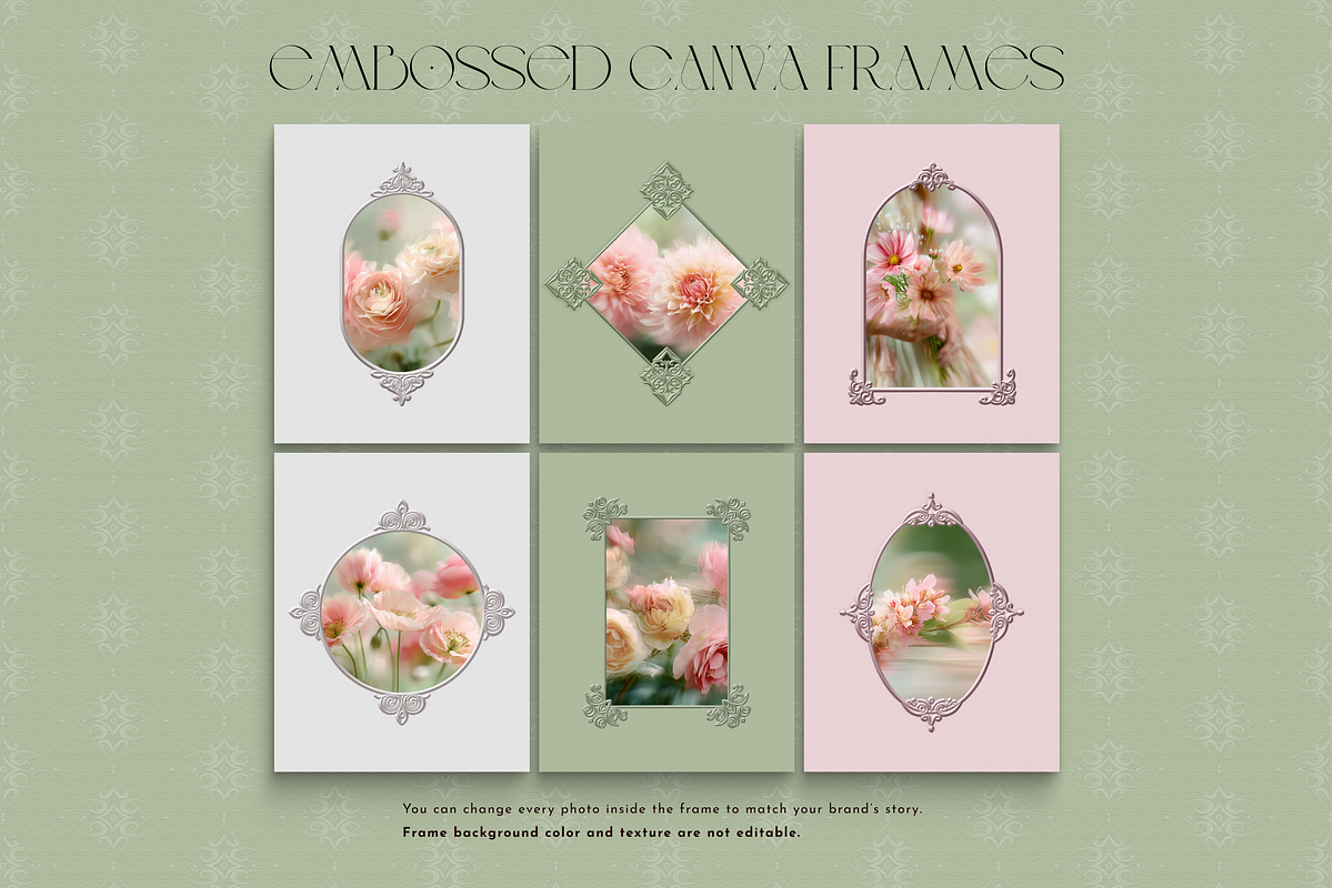 Floral Branding Kit & Logo Templates, a Branding & Logo Template by Under My Cozy Roof (Photo 7 of 18)