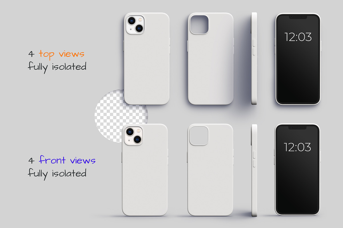 Phone Case Cover Mockup Set, a Product Mockup by mocko (Photo 2 of 7)