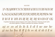Serenity Bloom - Elegant Stylish, a Serif Font by Qweera Studio (Thumbnail 10 of 11)