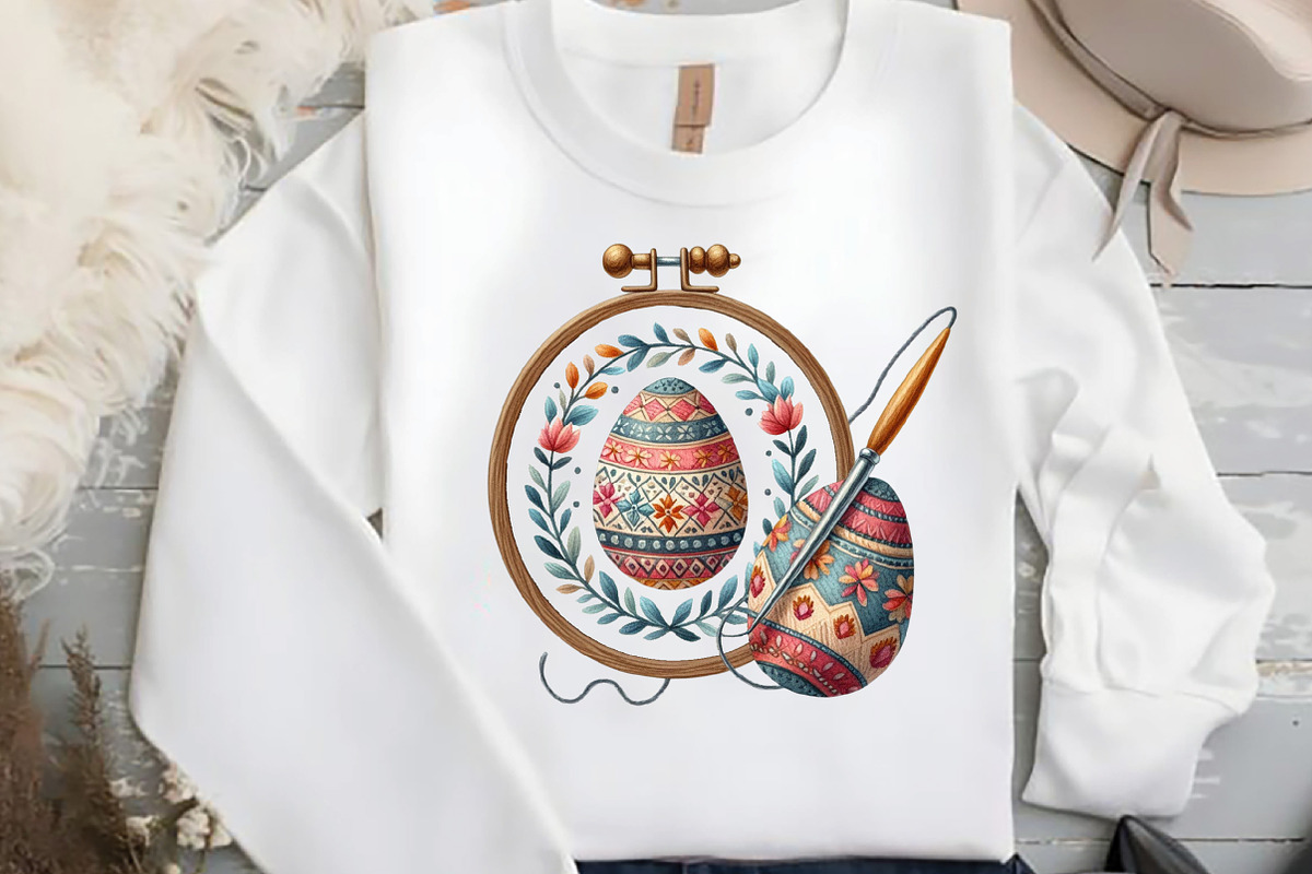 Spring & Easter Sewing Clipart, an Illustration by DreamCafeArt (Photo 4 of 5)