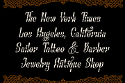 Glorivane - Victorian Display Font, a Blackletter Font by madeDeduk (Thumbnail 6 of 8)