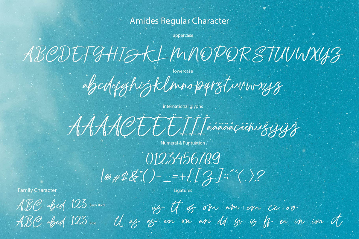 AMIDES - Handwritten, a Script Font by Olexstudio (Photo 6 of 7)