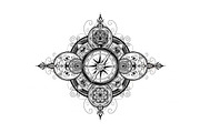 Ornamental Compass Rose SVG Bundle, an Illustration by Gaye Art (Thumbnail 5 of 31)
