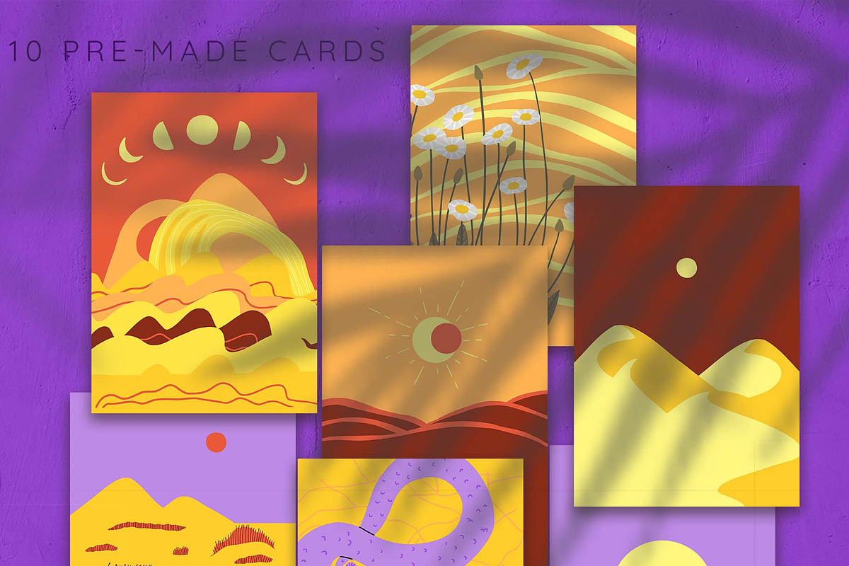 DESERT: clipart, cards, patterns, a Seasonal Illustration by Elliko shop (Photo 6 of 13)