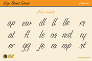 Signboard Script Retro Script Font, a Font by Paper Moon Graphic Supply (Thumbnail 4 of 5)