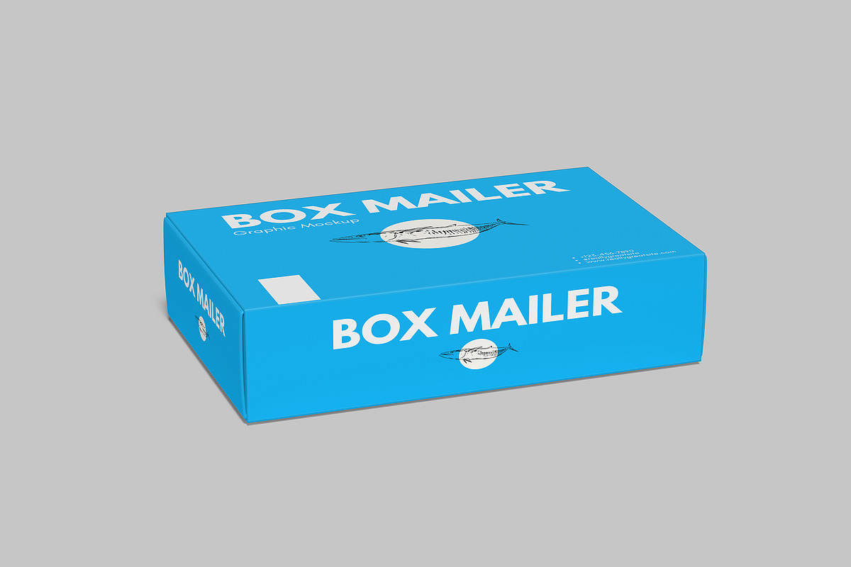 Mailer Box Mockup, a Packaging Mockup by lamorastudio (Photo 10 of 11)