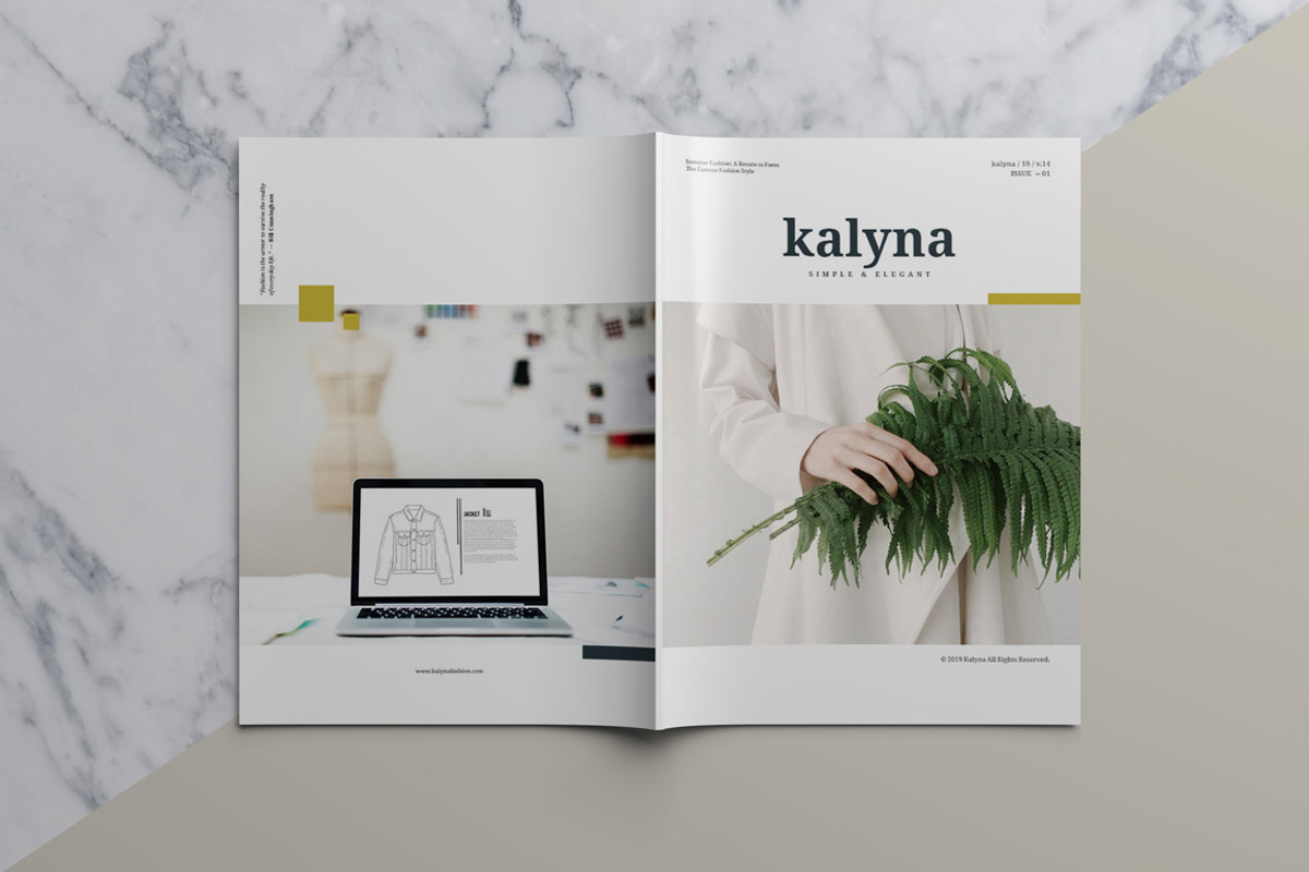 KALYNA - Fashion Lookbook & Magazine, a Magazine Template by Indotitas (Photo 8 of 8)