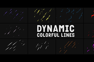 Dynamic Colorful Lines for DaVinci, a Templates & Theme by 2dfx