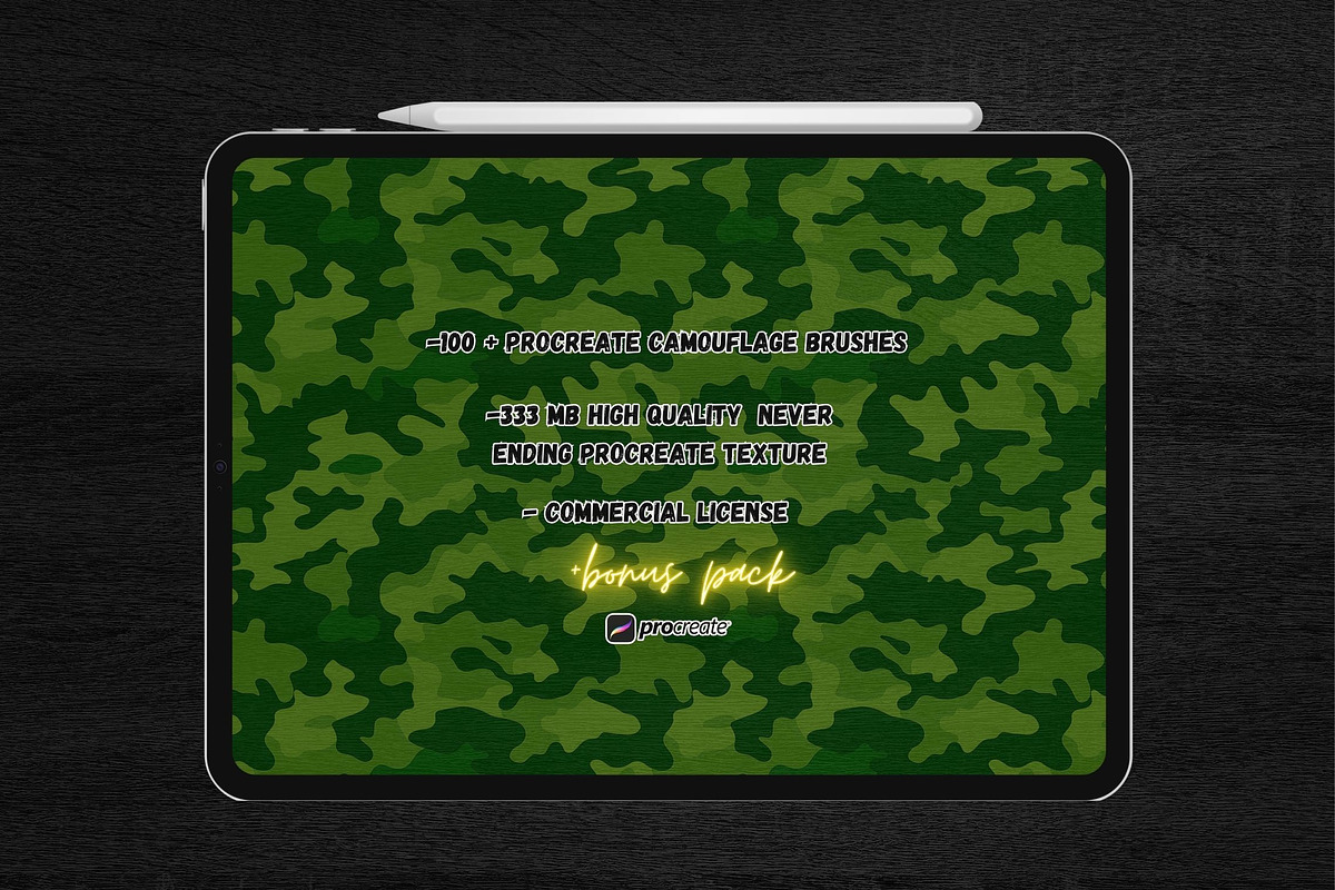 100 + Camouflage Texture Brushes ., a Brushes & More by Torus1 (Photo 6 of 6)