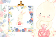 EASTER clipart. Watercolor set, an Animal Illustration by OlliArtDesign (Thumbnail 11 of 12)