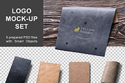 Logo Mockup Set - 5 PSD, a Product Mockup by mockupgeek (Thumbnail 1 of 4)
