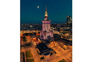 Palace of Science and Culture, an Architecture Photo by Nature and travel