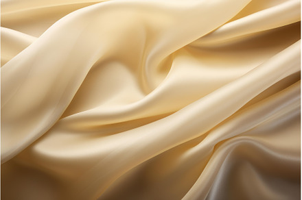 Glossy Smooth wavy silk. Generate Ai, an Abstract Photo by Ylivdesign