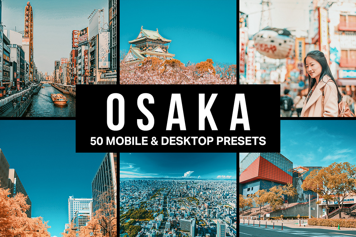 50 Osaka Lightroom Presets & LUTs, a Preset Add-On by SparkleStock (Photo 1 of 10)