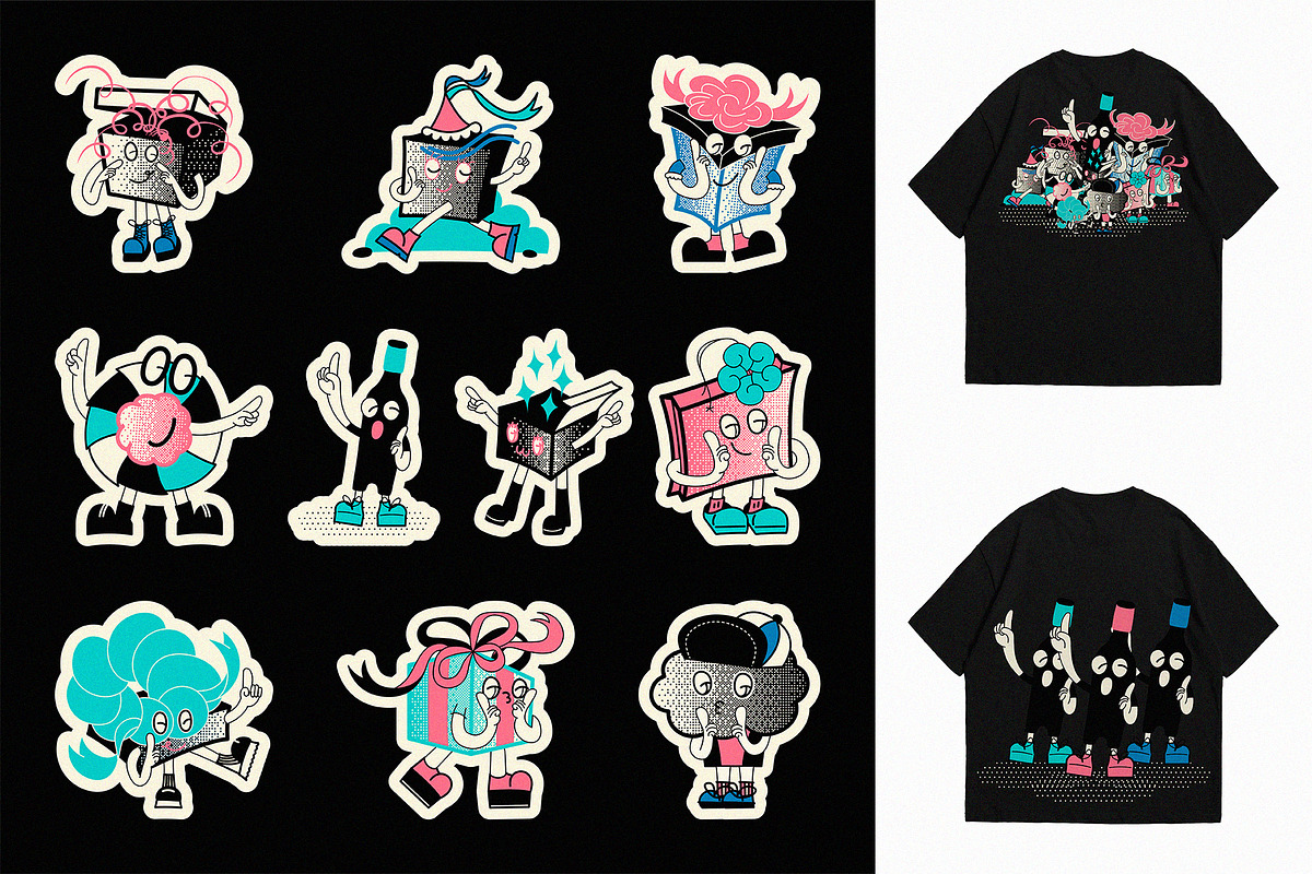 Happy Birthday Gift Box Characters, a Graphic by 159room.studio (Photo 2 of 3)