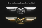 HD Photoshop Gold, text logo FX, a Layer Style Add-On by Giallo (Thumbnail 9 of 15)