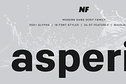 Asperia Typeface, a Sans Serif Font by NicolassFonts (Thumbnail 1 of 8)