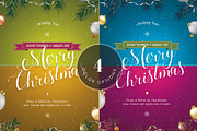 Green Christmas Greeting Card, a Card Template by Godserv Designs (Thumbnail 6 of 6)
