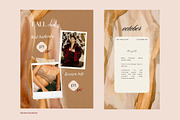 Cream Gold Hand Painted Textures, a Background Graphic by eclosque (Thumbnail 7 of 32)
