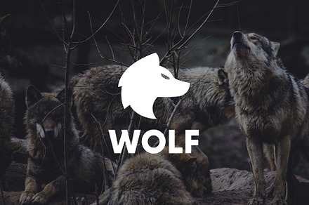 Wolf Logo Minimal