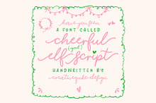 Cheerful Elf Script Font