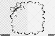 Bow Frame SVG PNG Bundle, an Illustration by Actual Pixel (Thumbnail 19 of 19)