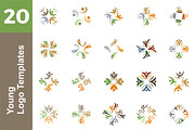 20 Logo Young Templates Bundle, a Branding & Logo Template by Friendesigns (Thumbnail 1 of 21)