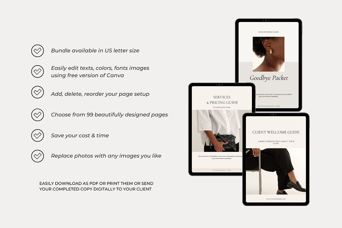 Client Services Experience Bundle, a Brochure Template by Deepa Template Studio (Photo 3 of 20)