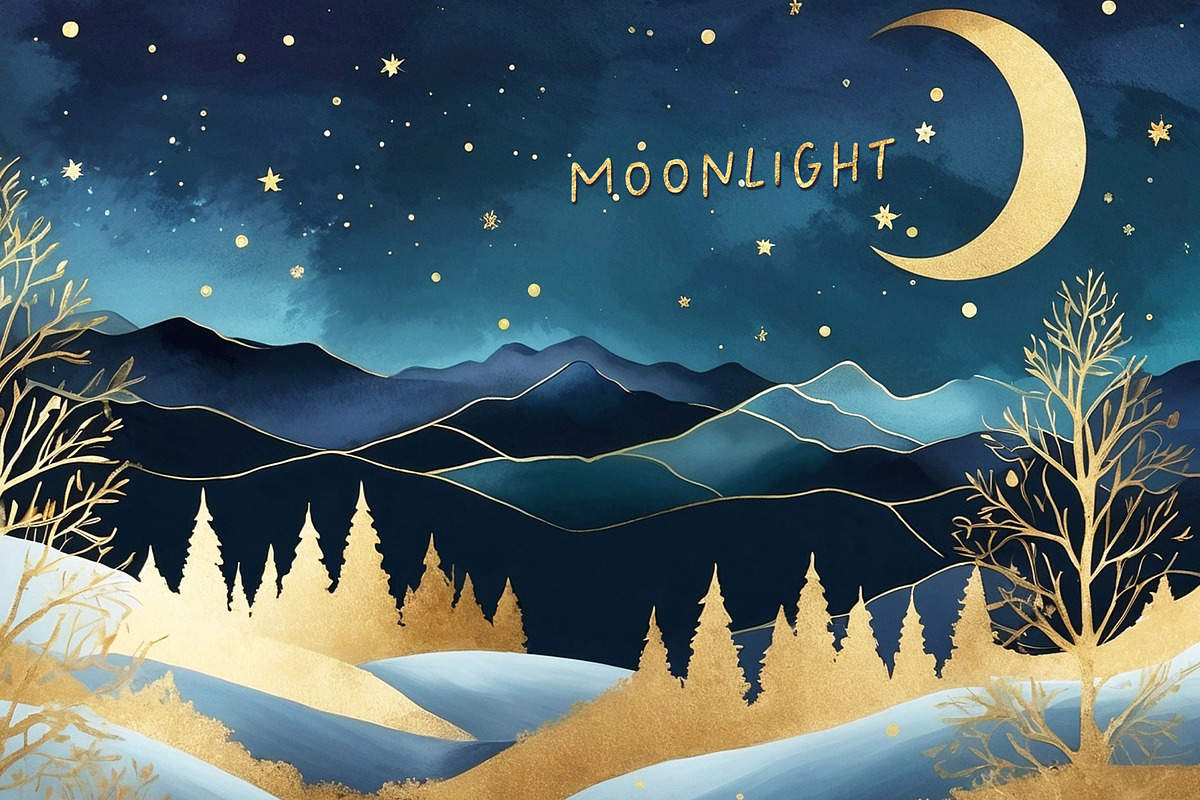 Gold Autumn Landscape & Sky, a Background Graphic by by creative paper (Photo 17 of 18)
