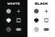 100 Vector Shapes | Bold Brutalism, an Object Graphic by Vermeulen Design Studio (Thumbnail 4 of 5)