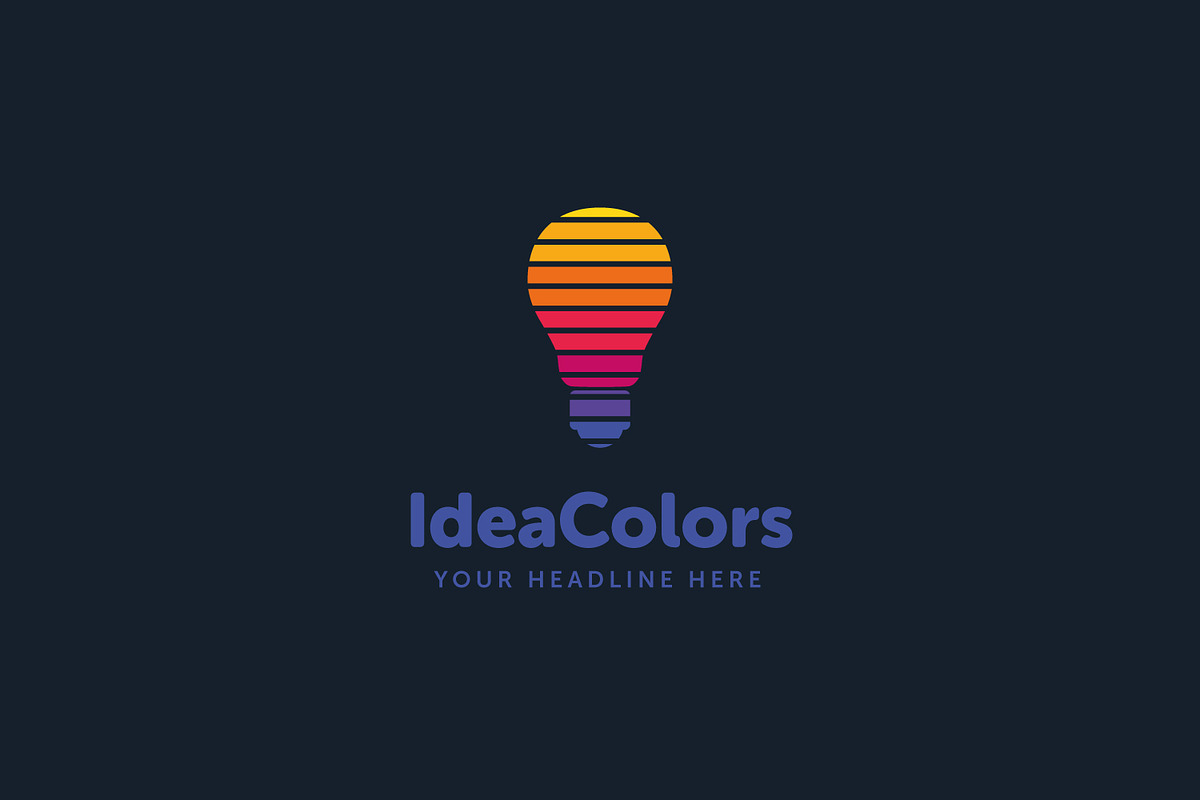 Idea Colors Logo Template, a Branding & Logo Template by PixaSquare