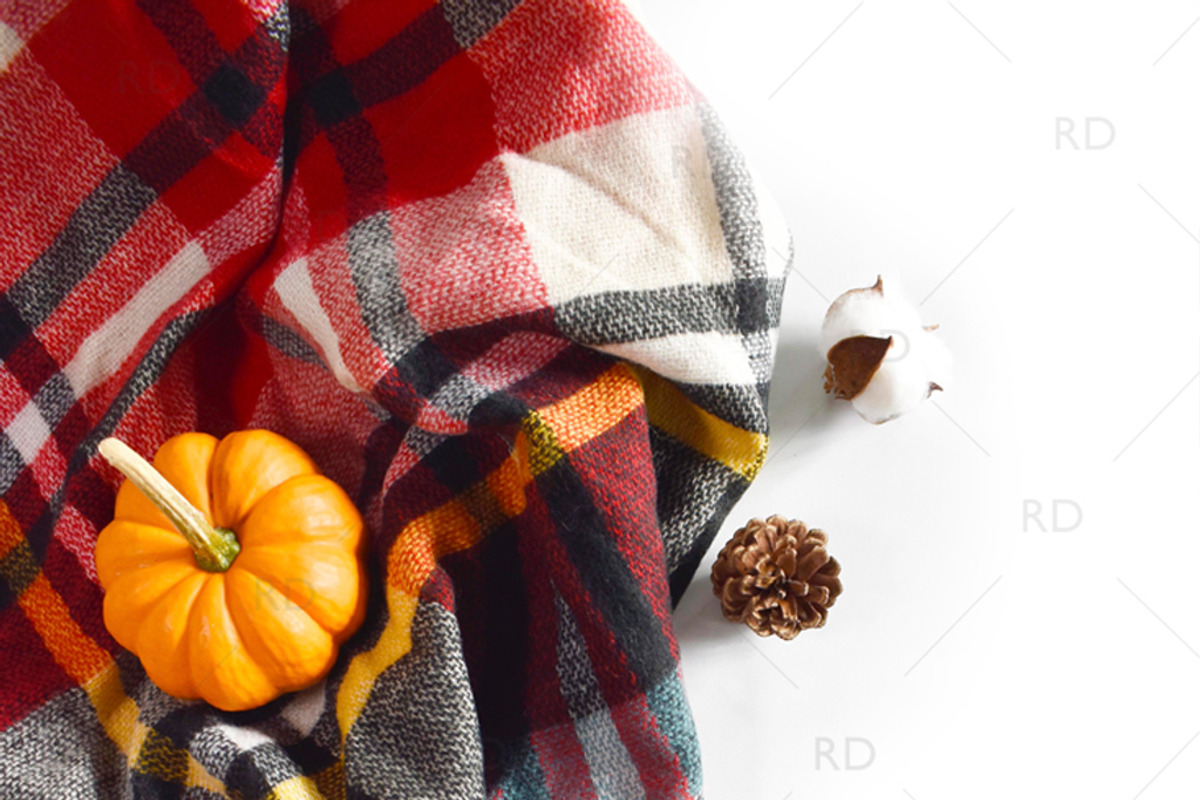 Fall Autumn Themed Desk Stock Photo, a Product Mockup by RissDesign (Photo 2 of 2)