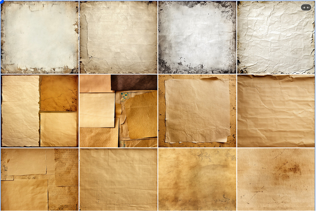 150 Old Vintage Digital Papers, a Texture Graphic by Bilgep_design (Photo 2 of 13)