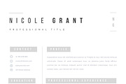 Resume Template for Word & Pages, a Resume Template by Resume Angels (Thumbnail 3 of 10)