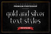 Gold & Silver #1 - 20 Text Styles, a Layer Style Add-On by Jonas Stensgaard (Thumbnail 9 of 23)