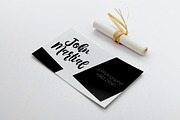 Austhina Brush Calligraphy, a Script Font by Debut Studio (Thumbnail 2 of 5)