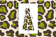 Wild Animal Prints Set Coffe & Lime, a Pattern Graphic by Oksana Dovhopol Art (Thumbnail 15 of 19)