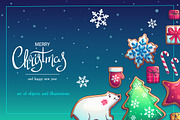 Kit of Christmas and New Year 4, a Card Template by Nearbirds (Thumbnail 1 of 3)