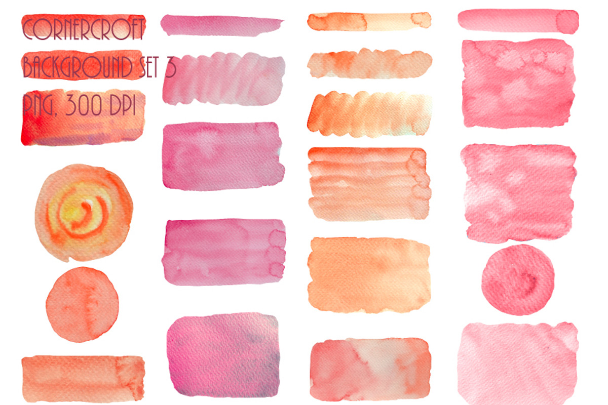 Watercolor Texture Bundle preview 4