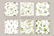 Watercolor set of Forest Greenery, an Illustration by Elena Medvedeva (Thumbnail 13 of 15)