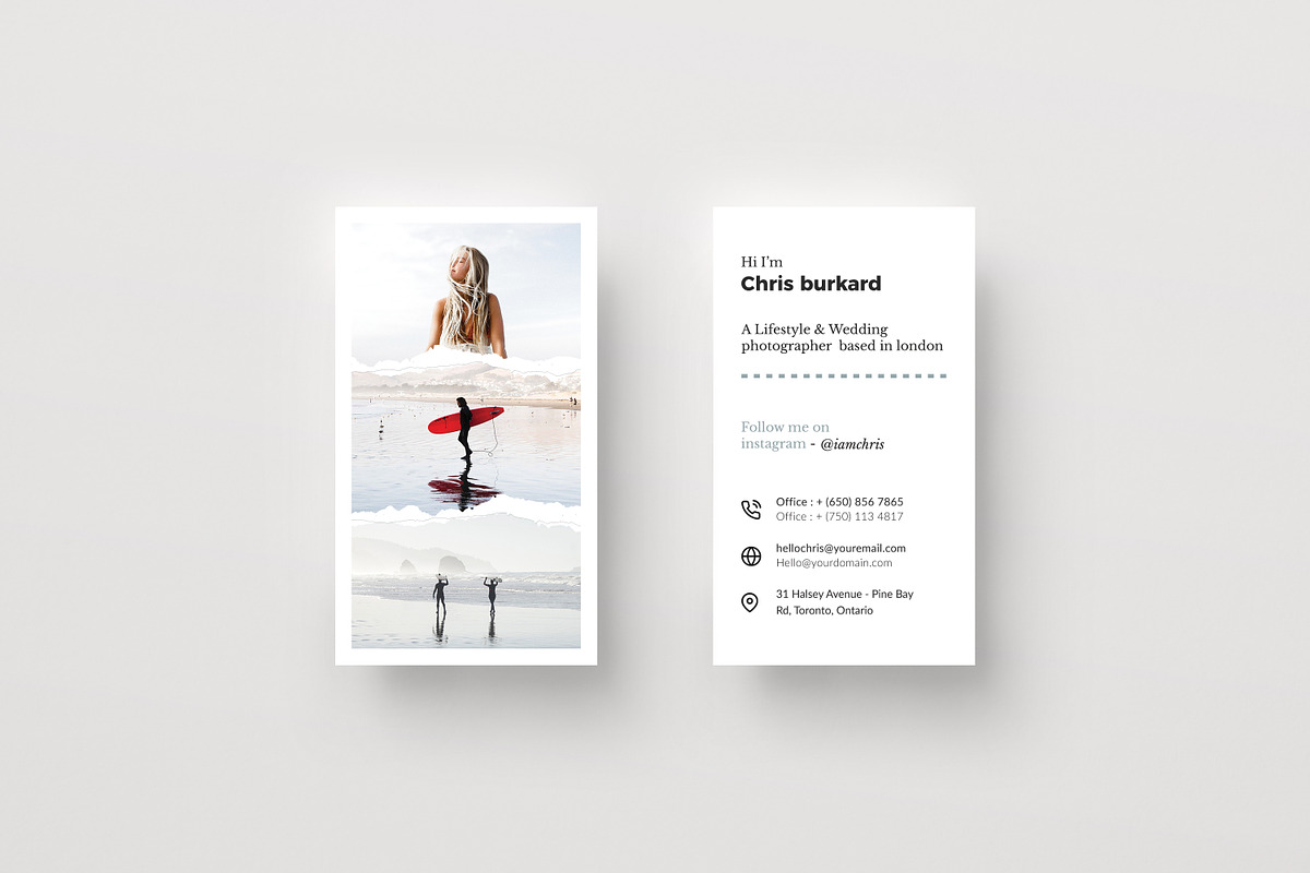 Photography Business Card Templates, a Business Card Template by Crevo Studio (Photo 2 of 6)