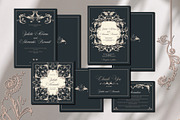 Elegant Baroque Wedding Stationery, an Invitation Template by ilustrinna (Thumbnail 5 of 9)