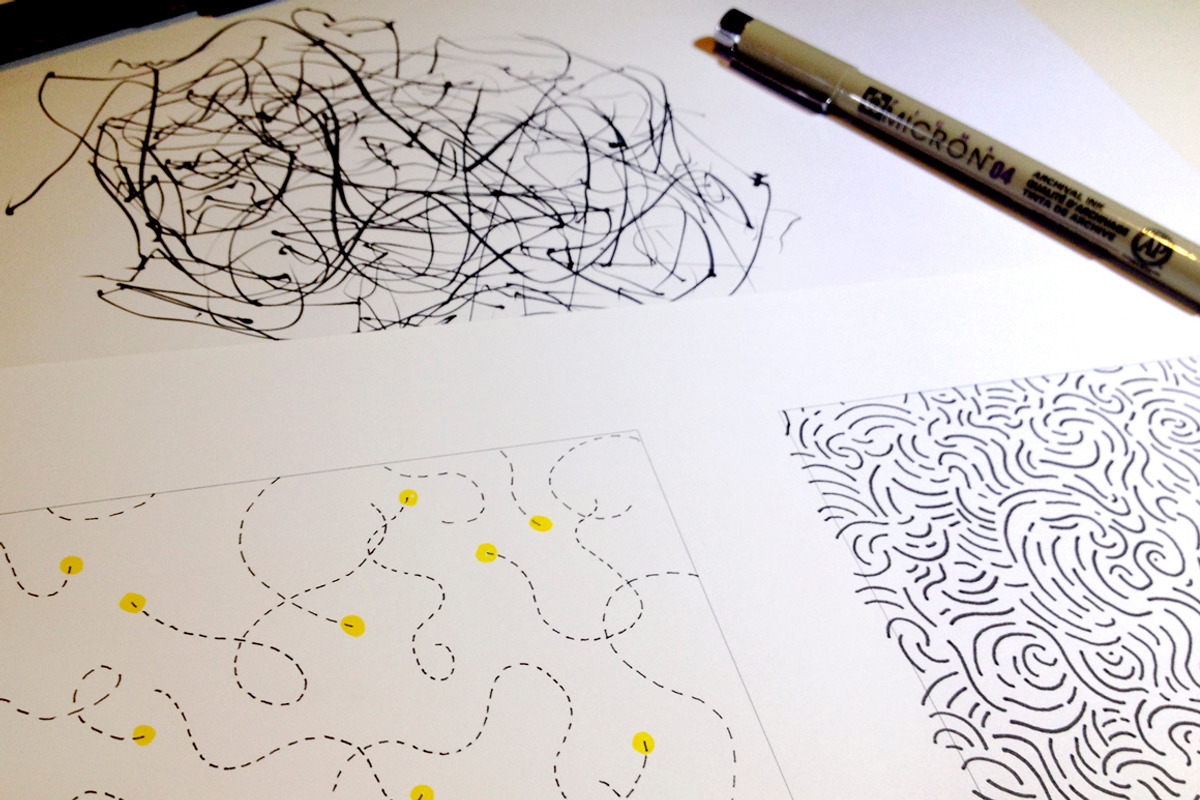 3 Seamless Squiggle Patterns preview 6