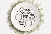 Christmas Santa Tray Svg Bundle, an Object Graphic by EllaMaiyaali (Thumbnail 5 of 6)