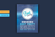 Boat Party Flyer PSD Template, a Flyer Template by M K GRAPHICS (Thumbnail 1 of 2)