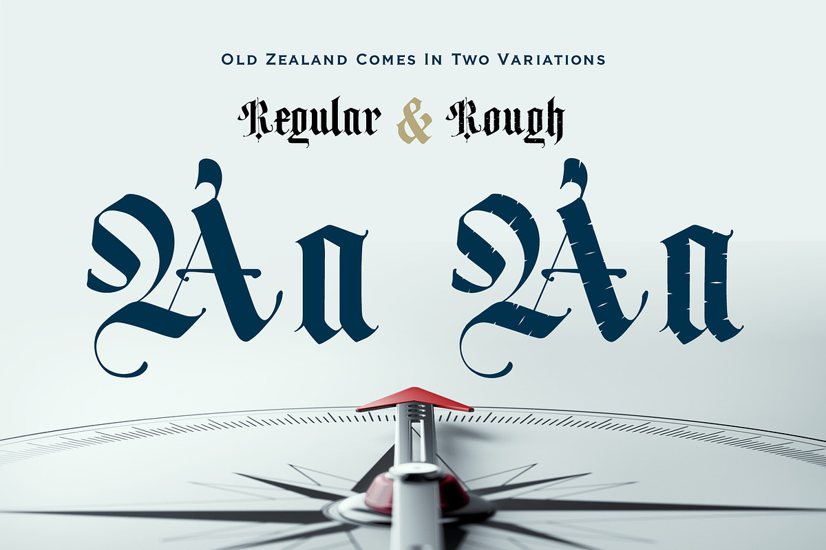 Old Zealand, a Blackletter Font by Loudoun Design Co. (Photo 2 of 9)