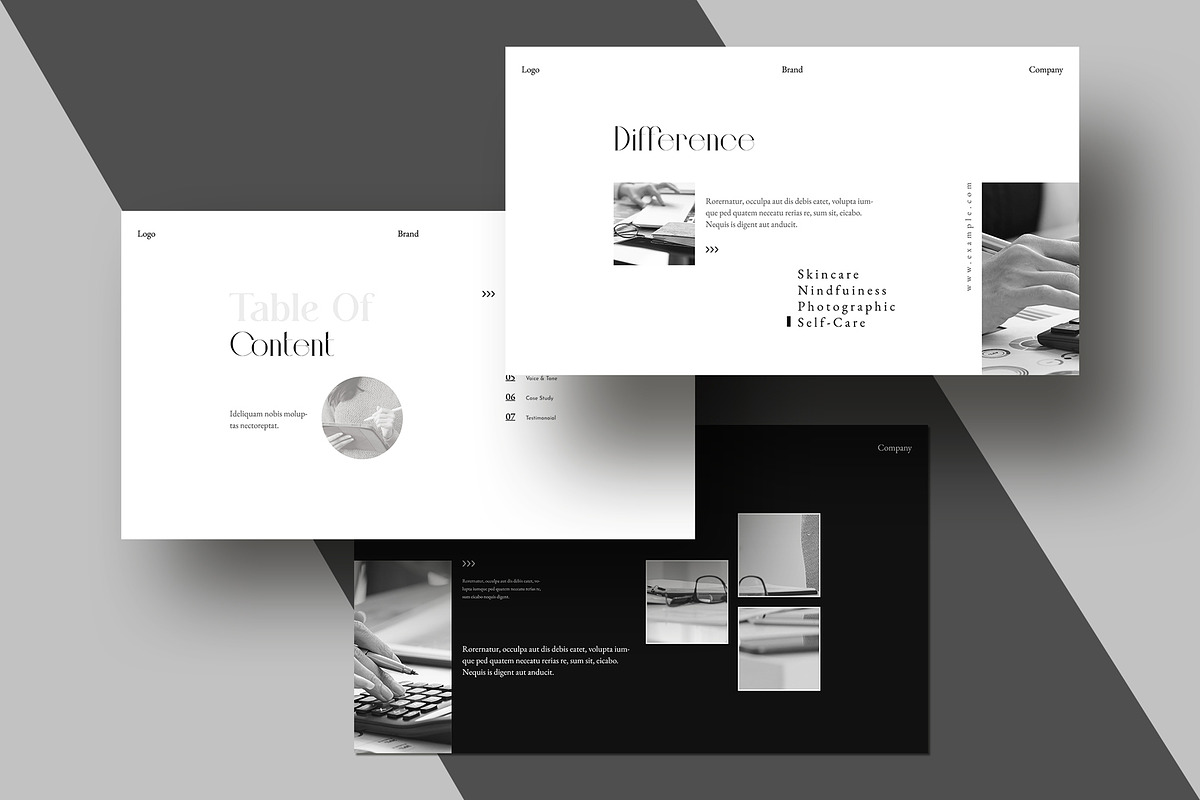 Brand Strategy Presentation Template, a Presentation Template by White Graphic (Photo 3 of 8)
