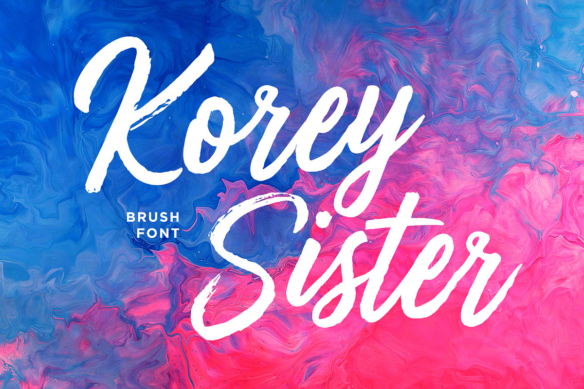 Korey Sister Brush Font