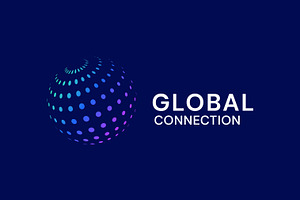Global Connection Tech Logo, a Branding & Logo Template by Signatoro